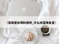 〖深海蛋白饵料测评_什么叫深海鱼蛋〗