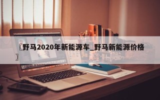 〖野马2020年新能源车_野马新能源价格〗
